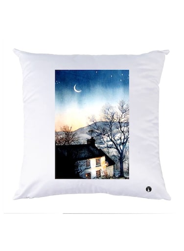 Printed Decorative Pillow Multicolour 30x30cm