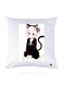 Printed Pillow Case polyester White 30x30cm
