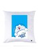 Printed Pillow polyester White 30x30cm
