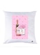 Printed Pillow Case polyester White 30x30cm
