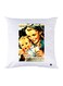 Printed Pillow Case Polyester White 30x30cm