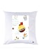 Printed Pillow Case polyester White 30x30cm