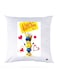 Printed Pillow Case polyester White 30x30cm