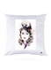 Printed Pillow Polyester White
