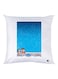 Cartoon Character Printed Throw Pillow White/Blue/Red 30x30cm
