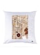 Printed Pillow polyester White 30x30cm