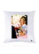 Printed Pillow Case Polyester White 30x30cm