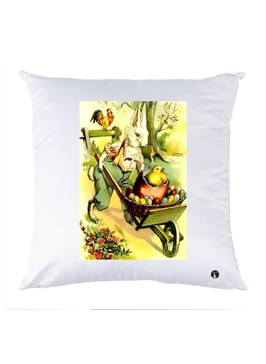 Printed Pillow Polyester Multicolour 30x30cm
