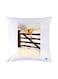 Printed Pillow White 30x30cm