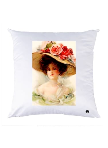 Printed Decorative Pillow Multicolour 30x30cm