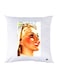 Printed Pillow Case polyester White 30x30cm