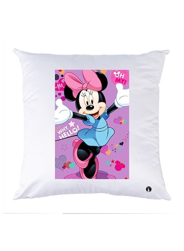 Printed Pillow Case polyester White 30x30cm