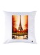 Printed Pillow polyester White 30x30cm