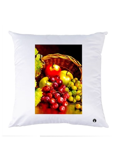 Printed Pillow polyester White 30x30cm