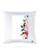 Printed Pillow Case Polyester White 30x30cm