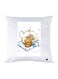 Printed Pillow Case polyester White 30x30cm