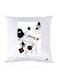 Printed Pillow Case polyester White 30x30cm