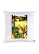 Printed Pillow Case Polyester White 30x30cm