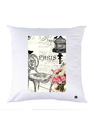 Printed Decorative Pillow Multicolour 30x30cm
