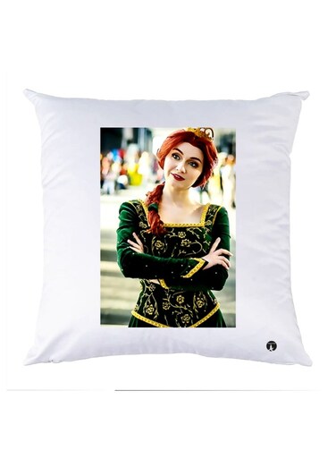 Printed Decorative Pillow Multicolour 30x30cm