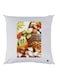 Fruit Basket Printed Decorative Throw Pillow White/Brown/Green