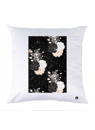 Printed Pillow Case polyester White 30x30cm