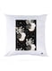 Printed Pillow Case polyester White 30x30cm