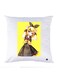 Printed Pillow Case polyester White 30x30cm