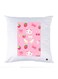 Printed Pillow Case Polyester White 30x30cm
