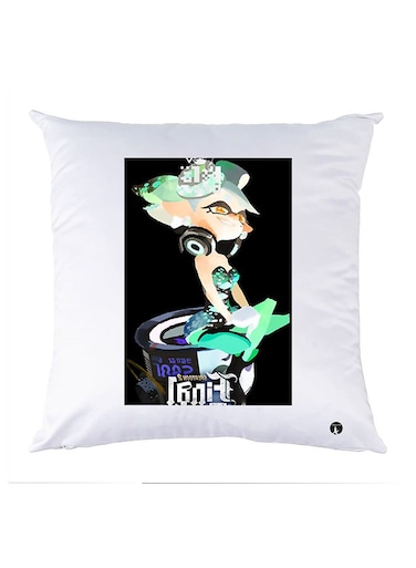 Printed Pillow Case polyester White 30x30cm
