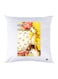 Printed Pillow Case polyester White 30x30cm