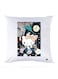 Printed Pillow polyester White 30x30cm