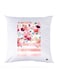 Printed Pillow polyester White 30x30cm