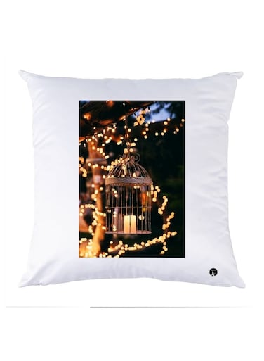 Printed Decorative Pillow Multicolour 30x30cm