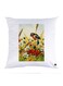 Printed Pillow Case Polyester White 30x30cm