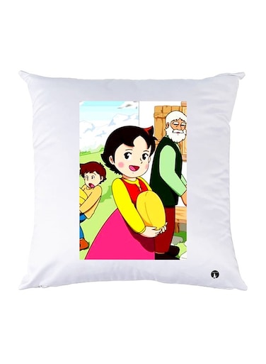 Printed Pillow Case polyester White 30x30cm