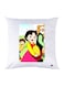 Printed Pillow Case polyester White 30x30cm