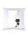 Printed Pillow polyester White 30x30cm