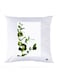 Printed Pillow Case Polyester White 30x30cm