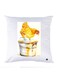 Printed Pillow polyester White 30x30cm