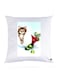 Printed Pillow polyester White 30x30cm