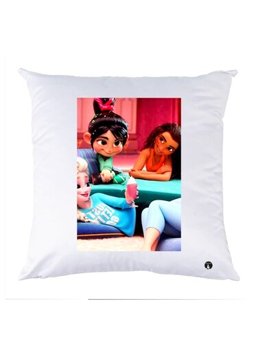 Printed Decorative Pillow Multicolour 30x30cm