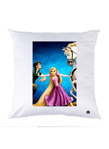 Printed Pillow Case polyester White 30x30cm