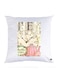 Printed Pillow Polyester White 30x30cm