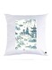 Printed Pillow Case polyester White 30x30cm