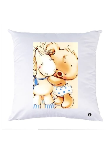 Printed Pillow polyester Multicolour 30x30cm