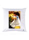 Printed Pillow Case polyester White 30x30cm