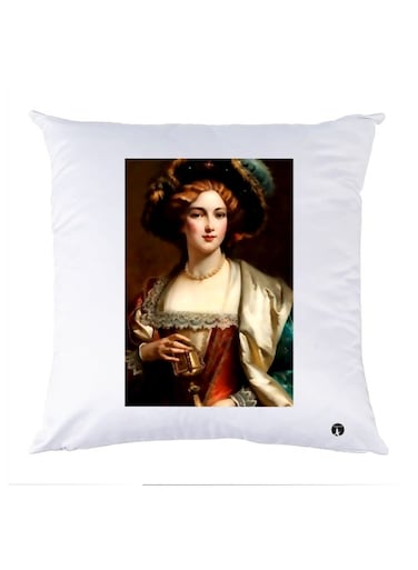 Printed Pillow polyester Multicolour 30x30cm