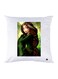 Printed Pillow Case polyester White 30x30cm