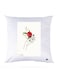 Printed Pillow Case Polyester White 30x30cm